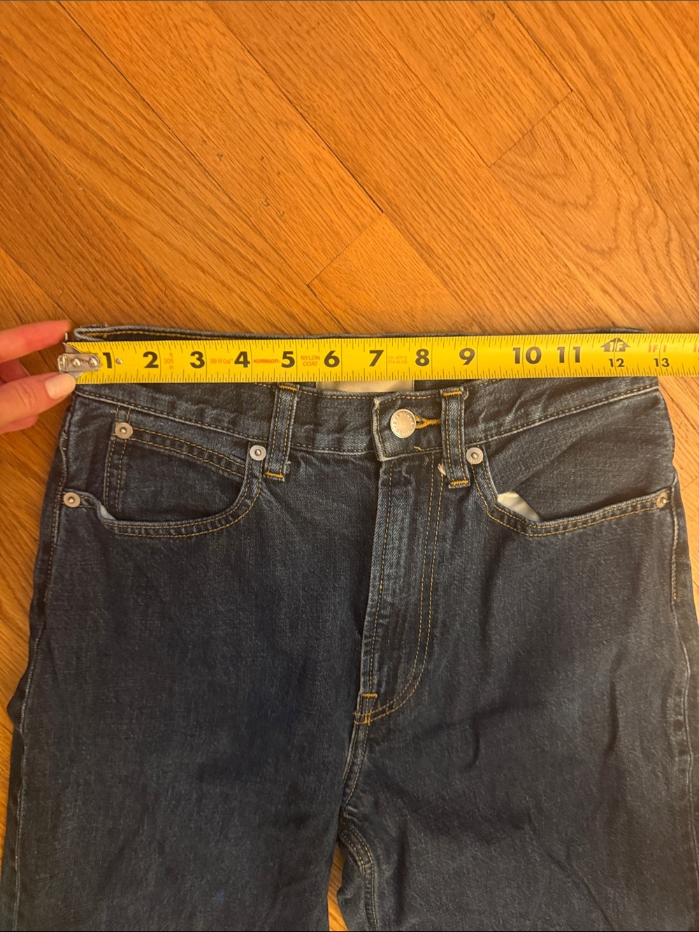 Everlane Baggy Jeans in Dark Blue Denim - Picture 10 of 10